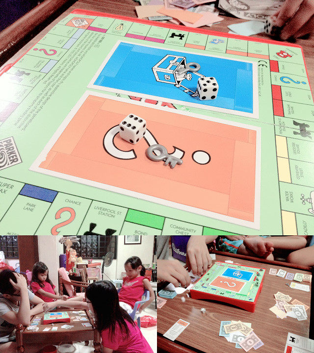 playing tiny monopoly