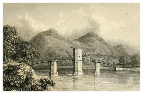 002-Antiguo puente de Tweed-Monastery-Finden's landscape illustrations of the Waverley novels.. 1834-varios artistas