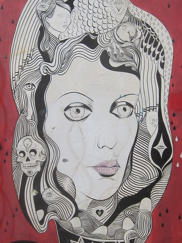 Wall Mural: Detailed Female Portrait