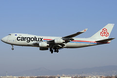 Cargolux B747-4R7F (SCD) LX-OCV BCN 26/02/2012