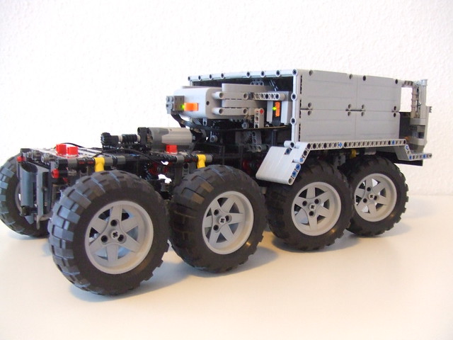 Lego Technic MAZ537 RC Lego technic 8WD truck with diffrential locks