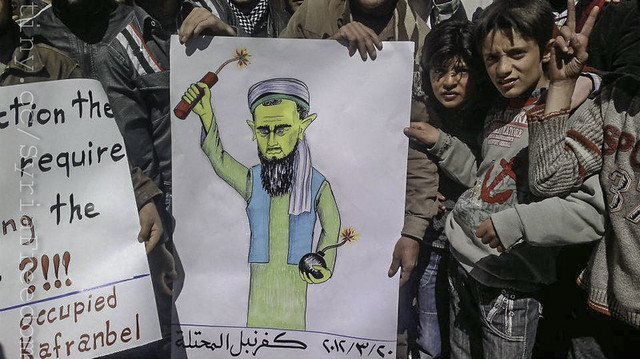 Depictions of Syria's Assad