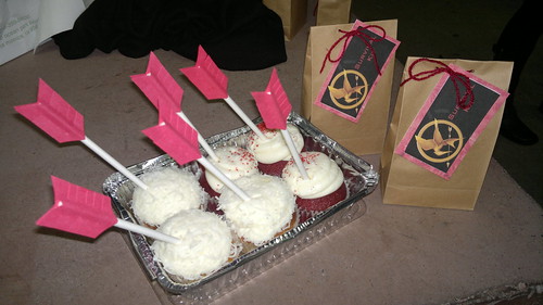 Arrow cupcakes