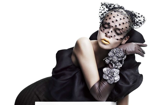 Natasha Poly by Willy Vanderperre for Vogue China Collections F_W 2011 mask natasha-poly6
