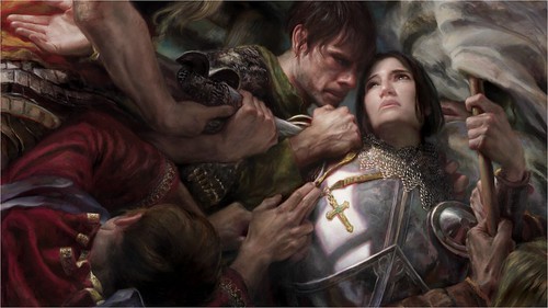 Joan of Arc - Donato Giancola, 2011 by Saint Joan of Arc Superstar ©