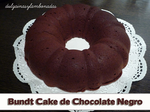Bundt Cake de Chocolate Negro