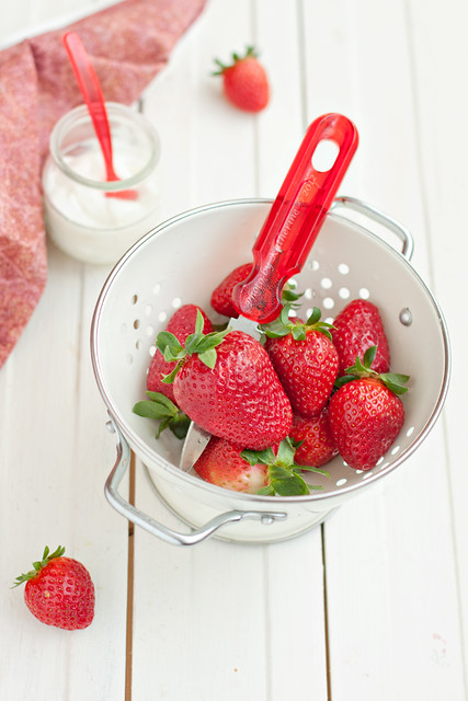 Кекс с клубникой и йогуртом Strawberry