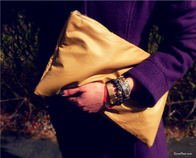 DIY Pouch Clutch Purse inspired by American Apparel H and M Celine clutches