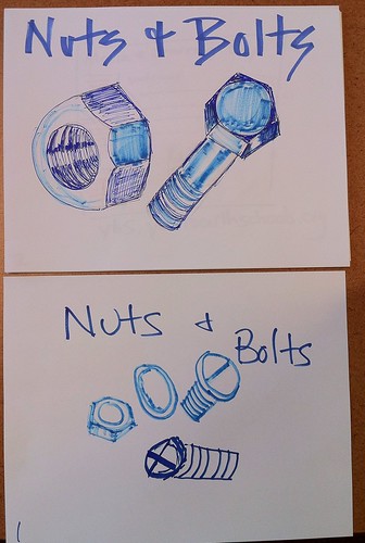 Nuts and Bolts: An Artist and a Wanna Be's Drawings