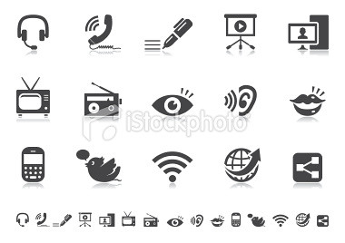 Communication icons set 2 | Pictoria series