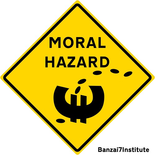 MORAL HAZARD SIGN by Colonel Flick
