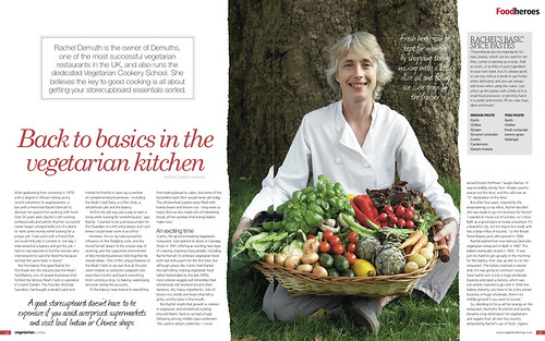 Food Heroes: Back to Basics in the Vegetarian Kitchen, Vegetarian Living, May 2011