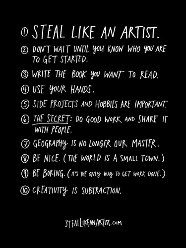 Steal Like An Artist - Promotional Poster