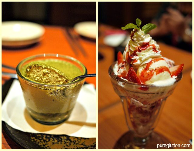 dessert collage
