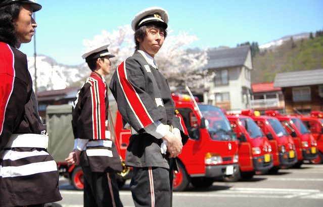 栄村消防観閲式