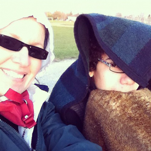 freezing at soccer and loving every minute of it.