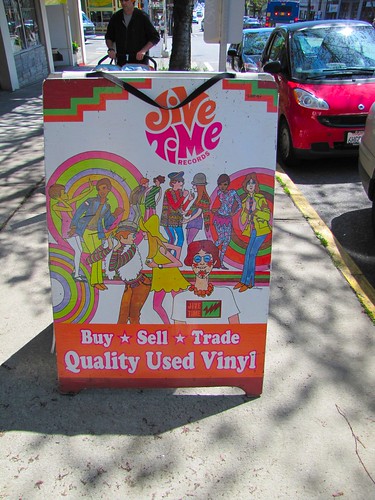 Jive Time's groovy sign