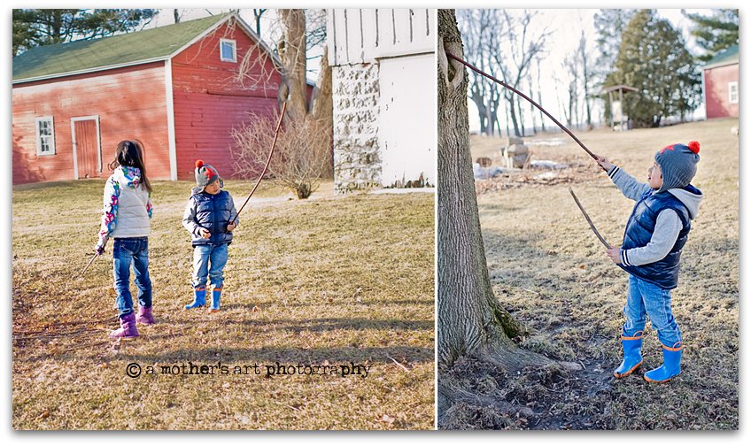 Early Spring Park Diptych