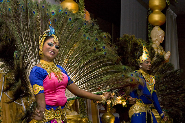 Peacock dance Indian wedding Malaysia