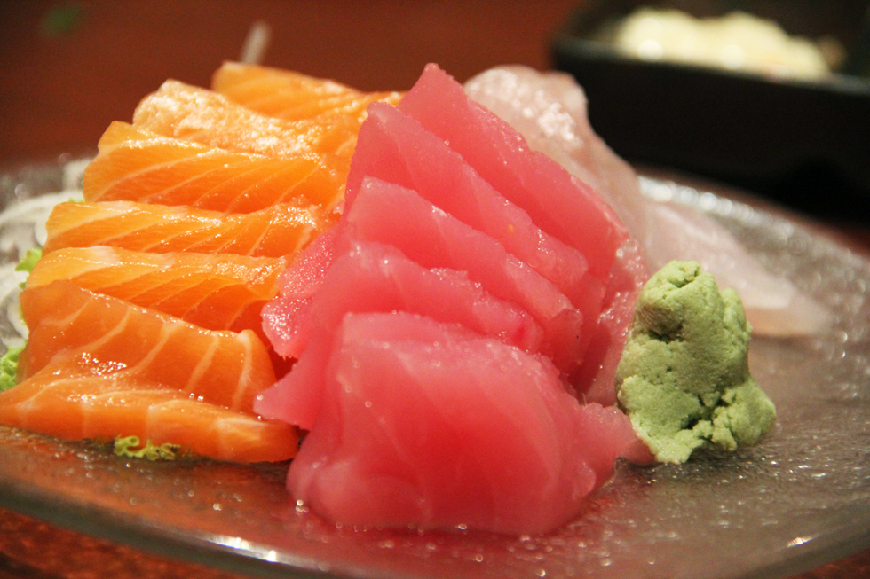It doesn't get much better than a plate of fresh sashimi!