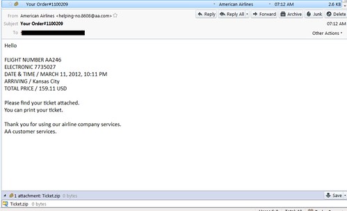 phishing aa email