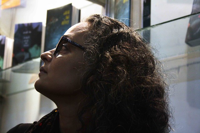 City Sighting – Arundhati Roy, Pragiti Maidan