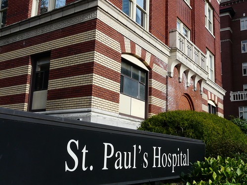 A view of St. Paul's Hospital