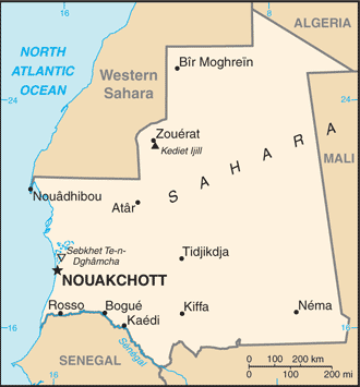 mauritania-map
