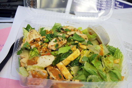 thai chopped chicken salad at panera