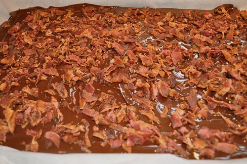 chocolate almond bacon bark 22