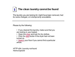 404 laundry by Teckelcar
