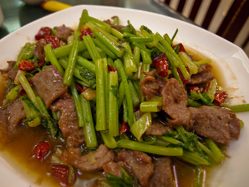 Comida china - carne con verduras