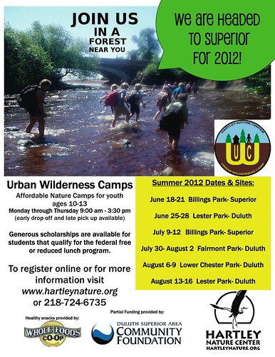 Urban Wilderness Camp 2012 poster