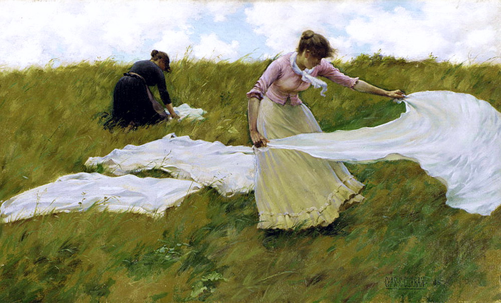 A Breezy Day by Charles Courtney Curran - 1887