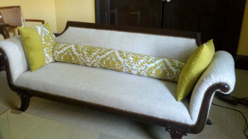 Rob's Sofa with Bolster and Pillows