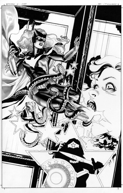 Batwoman12-cover black & white