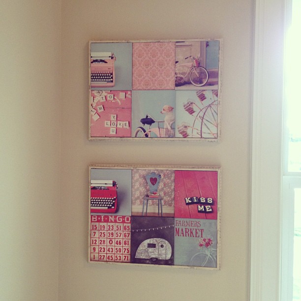 More wall decoration up in my sewing room!