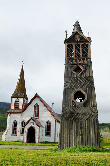 Bell tower and church