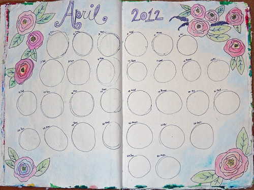 April 2012 Calendar Page
