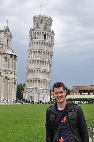Rob at the Leaning Tower of Pisa