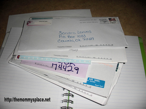 letters in my box 5/9/12