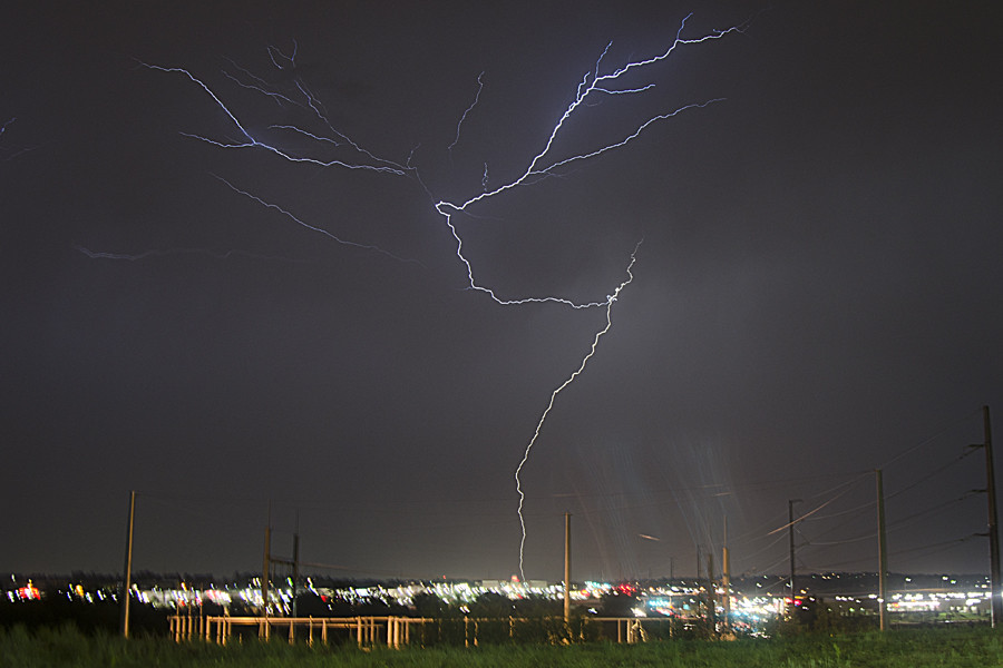 Lightning over Denver