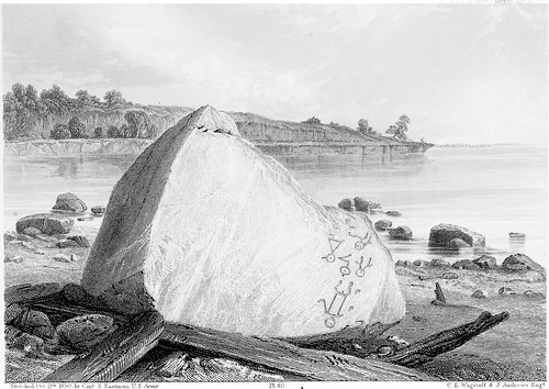 Inscription Rock, North Side of Cunningham's Is., Lake Erie