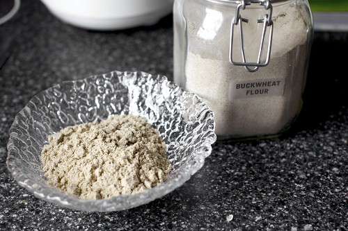 buckwheat flour with ground almonds