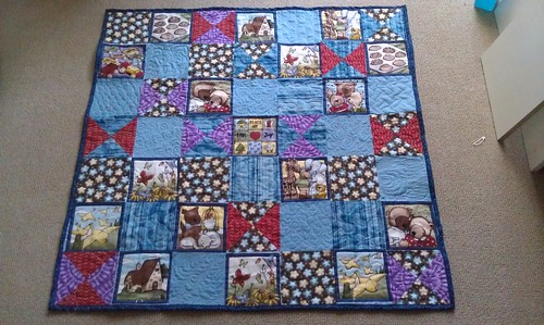 Baby quilts: #1 bound
