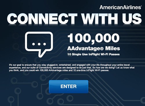 American Airlines Facebook Promotion