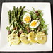 insalata tiepida di asparagi, uova e patate
