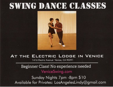 Swing Dancing Venice Beach