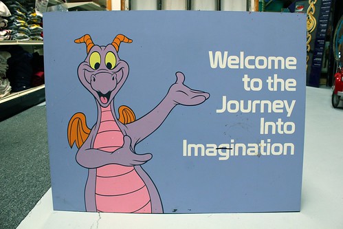Original Journey Into Imagination sign