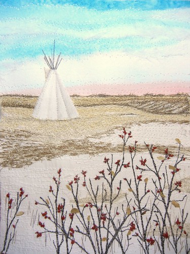 Tipi & Rosehips, 2012 by My Sweet Prairie - Monika Kinner